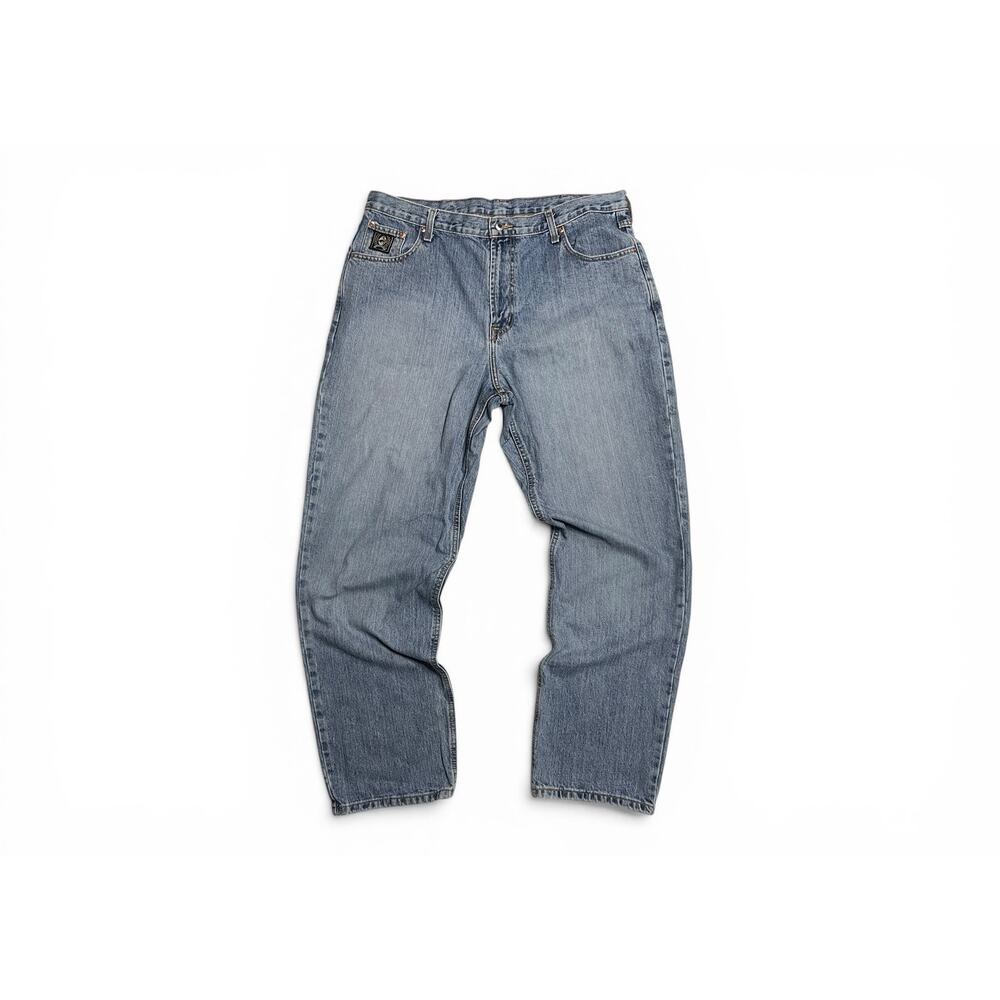 Cinch Jeans Men's 38x32 Blue Light Wash Bootcut Denim Cotton MB90633001 Western